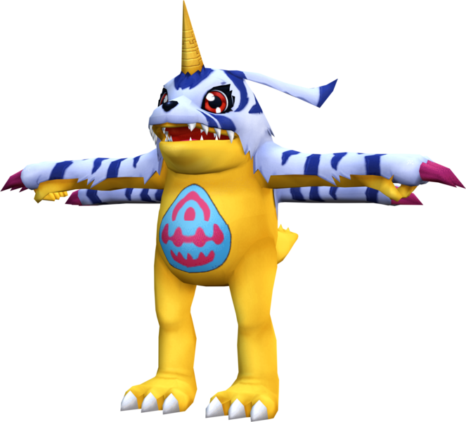File:Gabumon Model Encounters.png