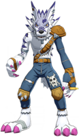 Weregarurumon newcentury model.png