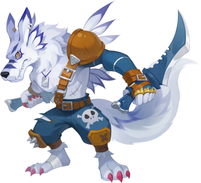 File:Fantasy Westward Journey Were Garurumon.png