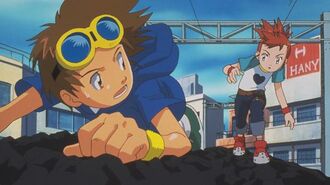 Digimon Tamers: The Runaway Digimon Express promo art