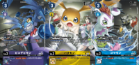 DCG connecting picodevimon patamon gomamon.png
