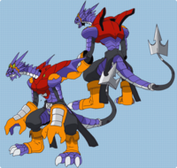 Digimon Wiki - DigiXros de Arresterdramon y Orgemon