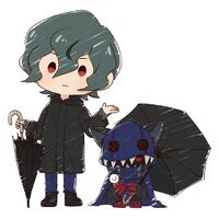Katsura rei hackmon graffart rain.jpg