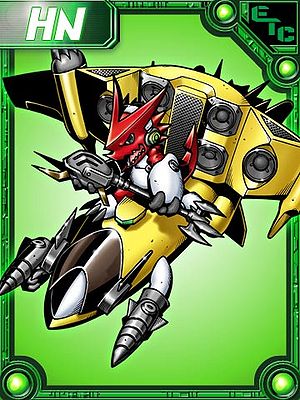 Shoutmon + Jet Sparrow - Wikimon - The #1 Digimon Wiki