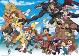 Digimon Tamers 25th anniversary commemorative illustration
