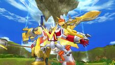 Shoutmon X7 in Digimon Masters