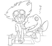 Digimon Coloring Contest Wikimon The 1 Digimon Wiki