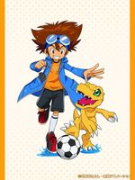 Taichi and Agumon Sun-Star Stationery Collaboration.jpg