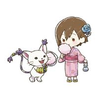 Yagami hikari tailmon graffart yukata.jpg