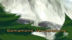 Gomamons Verwandlung ("Gomamon's Transformation")