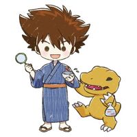 Yagami taichi agumon graffart yukata.jpg
