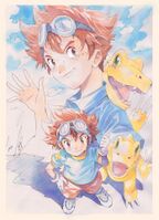 Taichi and Agumon by Yu yuen-wong.jpg