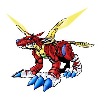 Metal Garurumon (Red)