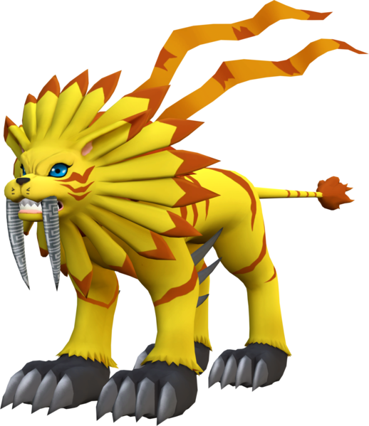File:Saber Leomon Model DSR.png