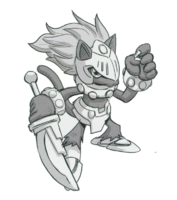 Spadamon sketch super xros wars14.png