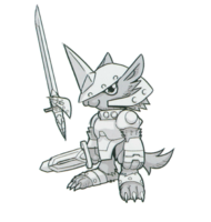 Spadamon sketch super xros wars10.png